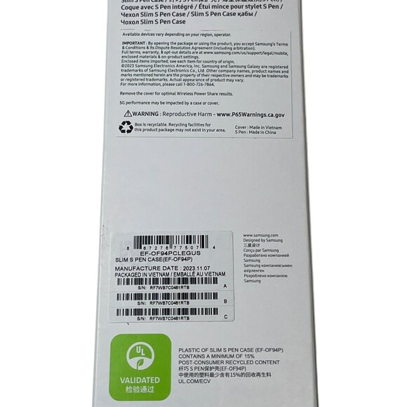 Samsung Galaxy Z Fold5 Slim S Pen Case Blue With S Pen 60f - Picture 2 of 3